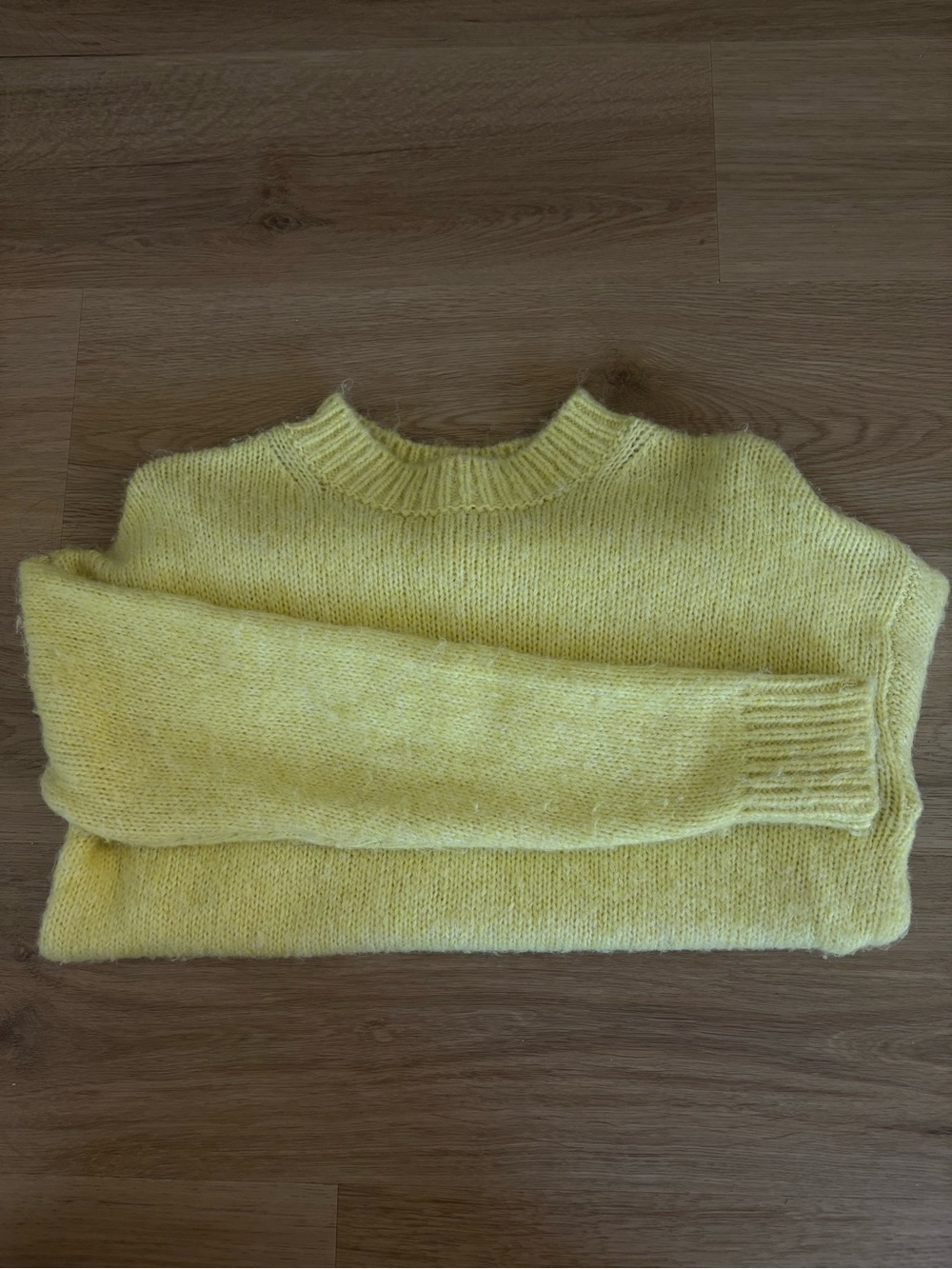 Ann Taylor Lemon Crewneck Sweater